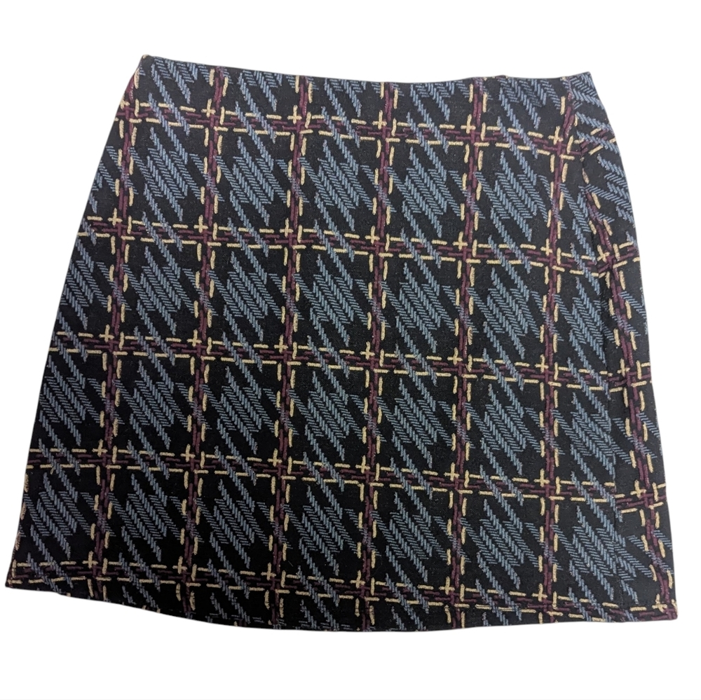 M&S mini houndstooth sweater skirt